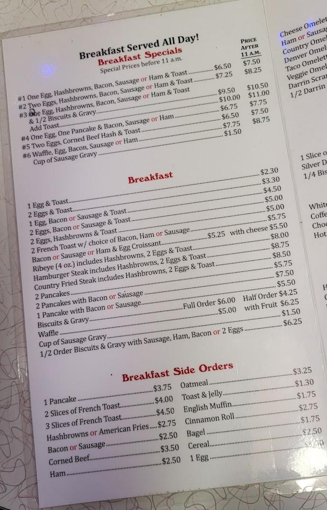 Cottage Corner Restaurant Menu image 1