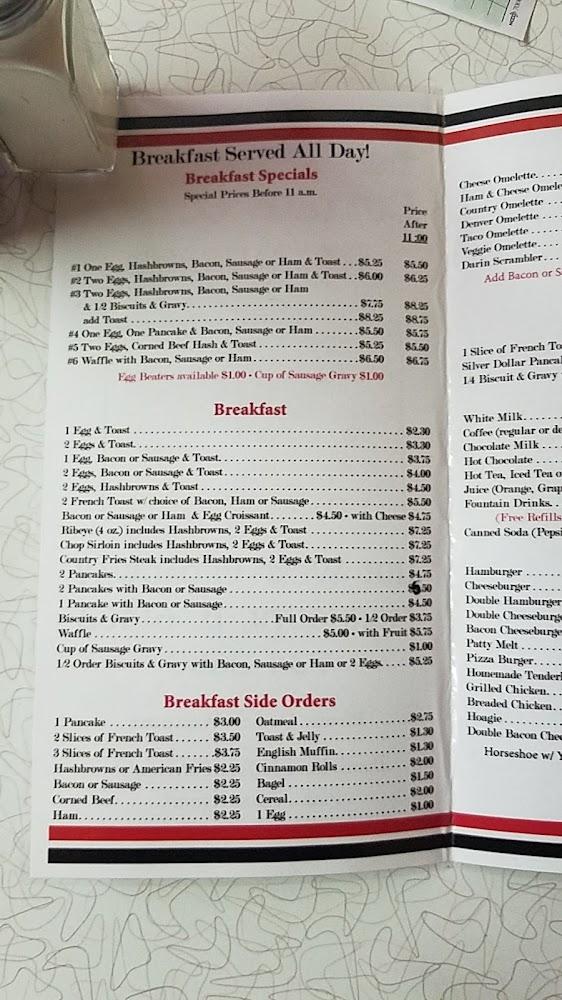 Cottage Corner Restaurant Menu image 2